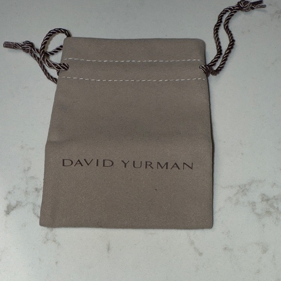 David Yurman Tan Jewelry Pouch